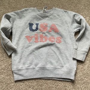 Small shop USA Vibes Crewneck sweatshirt size 4